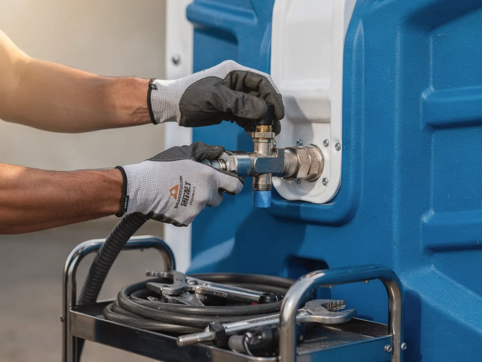 Benefits of Luxury Portable Restrooms in Eola, TX
